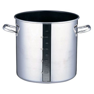 遠藤商事 TKG TKG SA パワー デンジ アルファ 寸胴鍋 27cm 蓋無 目盛付 AZV7303 遠藤商事