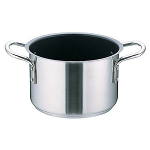 ムラノ Murano ムラノ インダクション IH テフロンセレクト 半寸胴鍋 蓋無 16cm 2.4L