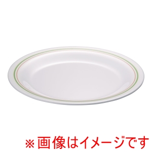 万年 mannen 万年 メラミン オリーブ ミート皿23cm OL-7814