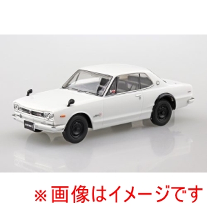 アオシマ アオシマ 楽プラ スナップキット 16-WH ニッサン C10 スカイライン 20000GT-R ホワイト