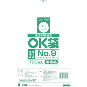 オークラ オークラ OK 30 9 OK袋0.03mm9号