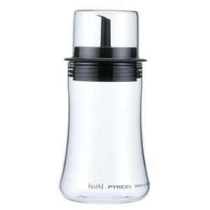 イワキ IWAKI イワキ フタ付醤油差し S 120ml ブラック KT5031-BK しょうゆ差し