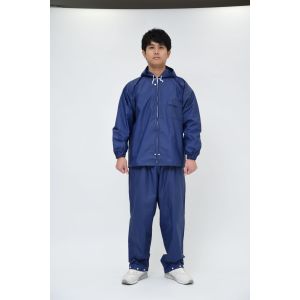 丸十コーポレーション 丸十コーポレーション EVAレインパーカスーツ サイズ L ネイビー