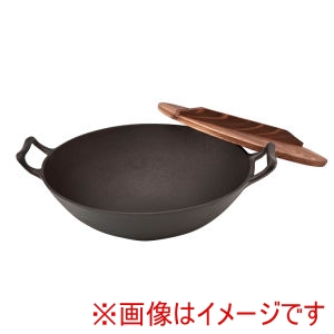 池永鉄工 池永鉄工 新 中華鍋 木蓋付 33cm