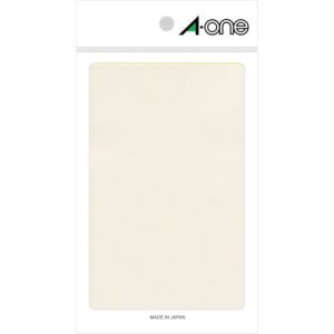 エーワン Aone エーワン 06036 フリーラベル白無地86×140 1面×15シート15片入