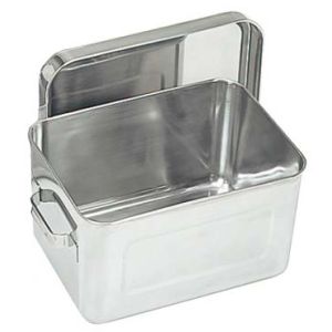 オオイ金属 オオイ金属 004 18-8 保温 保冷バット マイルドボックス サラダ用 7L 蓋付 メーカー直送 代引不可 北海道沖縄離島不可