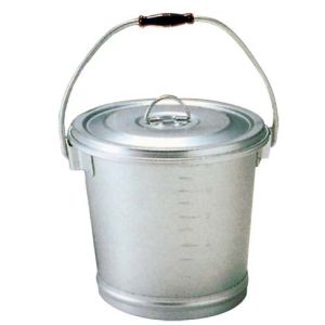 オオイ金属 オオイ金属 211 アルマイト 丸型 一重 食缶 6L