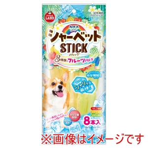 マルカン MG マルカン アクアチャージシャーベットスティック りんご バナナ メロン風味 8本