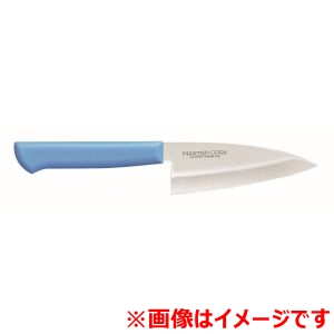 片岡製作所 片岡製作所 MCKK120M マスターコック 小出刃 両刃 120mm ブルー MASTER COOK