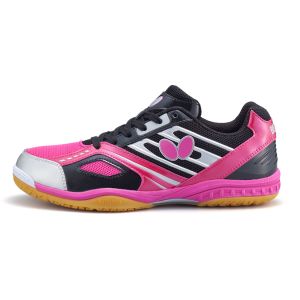タマス タマス バタフライ レゾラインマッハ ブラック/ピンク 26.5cm 卓球シューズ 男女兼用 93630 Butterfly