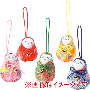 パナミ Panami パナミ 京ちりめん 五色の根付キット 姫だるま LH316 タカギ繊維
