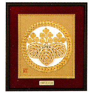 パナミ  Panami パナミ コイン手芸 家紋シリーズ No.14 中輪に五三の桐 Panami KMN14 タカギ繊維