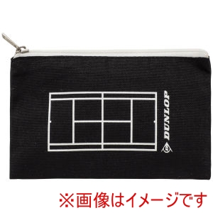 ダンロップ DUNLOP ダンロップ DTC2640 フラットポーチ DTC-2640 ブラツク フリー