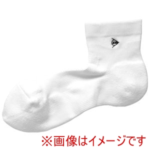 ダンロップ DUNLOP ダンロップ TPO6651 ソックスハーフ TPO-6651 ホワイト 25-28cm
