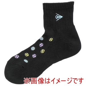 ダンロップ DUNLOP ダンロップ TPO6644W ソックス3Pセットハーフ TPO-6644W ブラツク