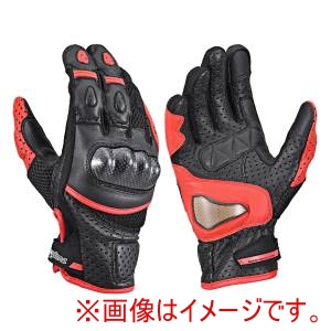 デイトナ DAYTONA デイトナ 63765 HBG-053 スポーツメッシュグローブ BKRD/L ブラック/レッド