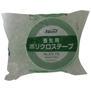 古藤工業 Furuto 古藤工業 MONF 812YG 養生ポリクロステープ YG 50ミリX25M