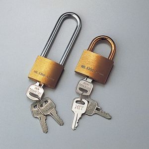 日本緑十字社 緑十字 195062 南京錠 キーロック キーロック-B 64×43×13.5mm 真ちゅう製