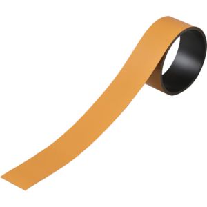 日本緑十字社 緑十字 312055 テープ状カラーマグネット オレンジ マグネ30YR 30mm 幅×1m×0.8mm