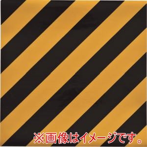 緑十字 緑十字 256501 トラ柄粘着シート 黄/黒 TR5-A 300×300mm 屋内用