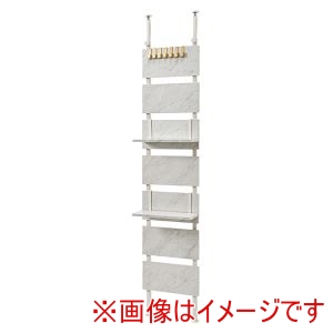 萩原 萩原 KTR-3146MWH 突っ張り ウォール ラック マーブルホワイト ホワイト メーカー直送 代引不可 北海道沖縄離島不可