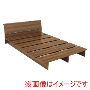 萩原 萩原 WB-7901SDBR3301 マットレス付き セミダブル ベッド ブラウン メーカー直送 代引不可 北海道沖縄離島不可
