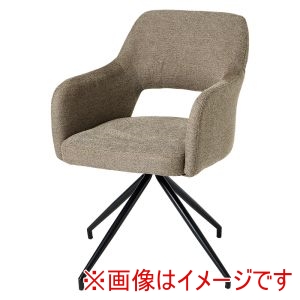 萩原 萩原 LC-4862GY スィーベルチェア ファブリックグレー メーカー直送 代引不可 北海道沖縄離島不可