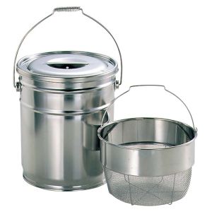 ミネックスメタル MINEX ミネックスメタル 18-8 バケット2 洗いカゴタイプ 15L 荒目