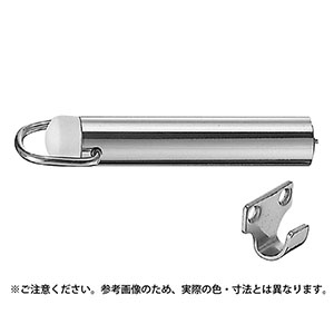 シロクマ シロクマ RB-130 アオリ止メ付キャノン戸当り 70mm ホワイトブロンズ