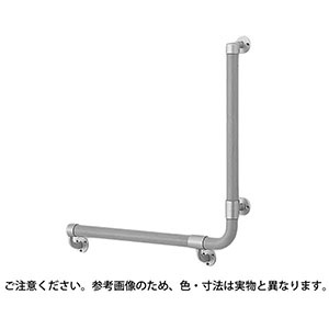 シロクマ シロクマ BR-515R L形丸棒手すり 右 600×600 AG ミディアムオーク