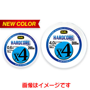 デュエル DUEL デュエル ハードコア X4 150m 0.6号 MG ミルキーグリーン