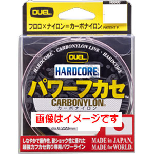 デュエル DUEL デュエル ハードコア パワーフカセ 150m 1.75号 ミルキーグリーン