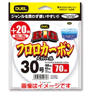 デュエル DUEL デュエル BIG フロロカーボン 70m 12号