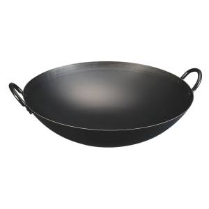 カンダ カンダ 神田鉄鍋 鉄プレス 両手 中華鍋 33cm