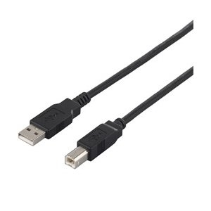 バッファロー BUFFALO バッファロー BSUAB210BK USB2.0ケーブル A to B ブラック 1m