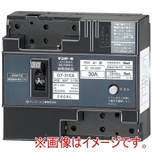 テンパール工業 テンパール工業 GT-31EA 30A 15MA 地絡保護専用漏電遮断器