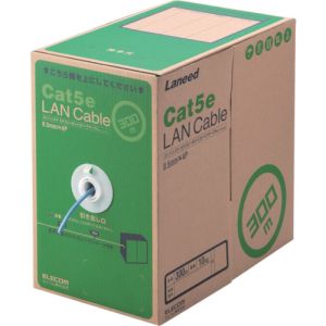 エレコム ELECOM エレコム LD-CT2 BU300 RS EU RoHS指令準拠LANケーブル CAT5E 300m ブルー メーカー直送 代引不可 沖縄離島不可