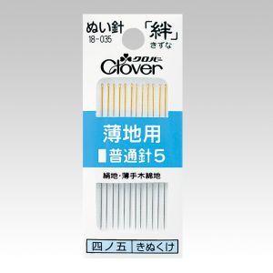 クロバー Clover クロバー 絆 薄地用 普通針5 18-035