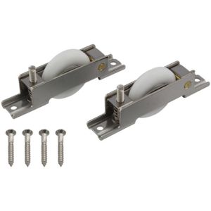 ハイロジック HILOGIK ハイロジック 72648 NV33AB-V 精密防音戸車ベアリング入 調整式 33mm 2個