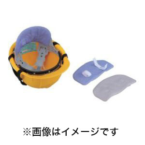 トーヨーセフティー TOYO SAFETY トーヨーセフティー 7162 ヘルメット取付式 アクアネックパッド グレー