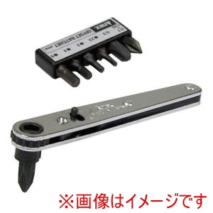 兼古製作所 アネックス Anex アネックス No.417 オフセットラチェットDV ビット7本 Anex 兼古製作所