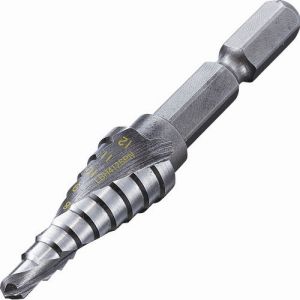 ロブテックス LOBTEX ロブテックス LBH412SPN エビ スパイラルステージドリル ノンコーティング 9段 六角軸 4-12
