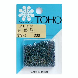 トーホー トーホー 丸小 バラビーズ 外径 約2.2mm 約7g入り No.321 サニー MSB-321-BA