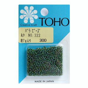 トーホー トーホー 丸小 バラビーズ 外径 約2.2mm 約7g入り No.322 サニー MSB-322-BA