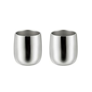 よこやま よこやま 燕熟の技 ステンレス 2重ロックカップ 250ml 2P EJA-900