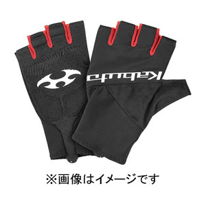 オージーケーカブト OGK KABUTO オージーケーカブト PRG-8 グローブ 指切 Lサイズ ブラックレッド OGK KABUTO