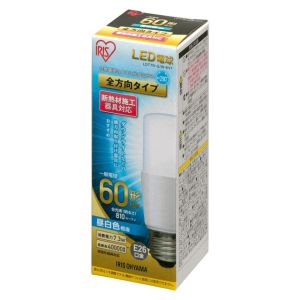 アイリスオーヤマ アイリスオーヤマ LDT7N-G/W-6V1 LED電球 E26 T形 60形相当 昼白色