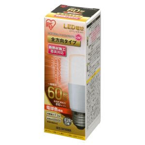 アイリスオーヤマ アイリスオーヤマ LDT7L-G/W-6V1 LED電球 E26 T形 60形相当 電球色
