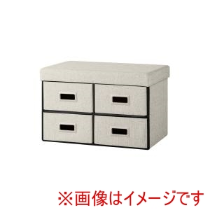 アイリスオーヤマ アイリスオーヤマ SST4H-60 3WAY引き出し収納ボックス 引き出し4つタイプ グレー