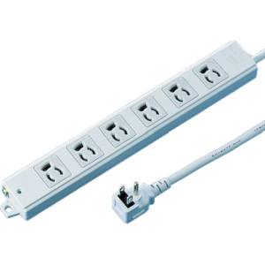 サンワサプライ SANWA SUPPLY 工事物件タップ(6個口・1m) TAP-K6L-1